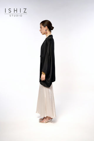 Italian Plain Satin Skirt