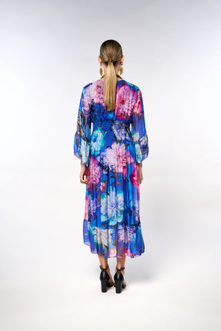 Italian Printed Butterfly Dress