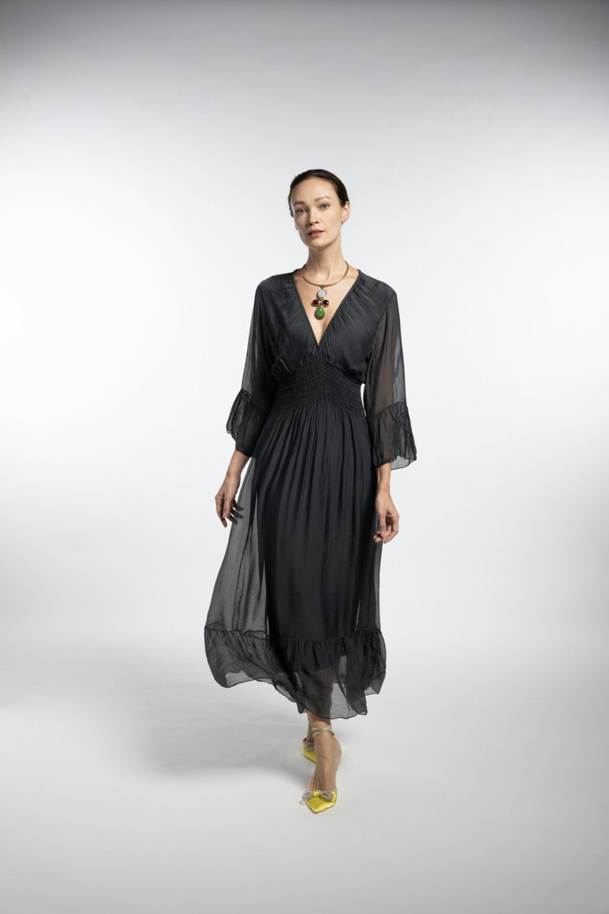 Italian Silk Blend Dress