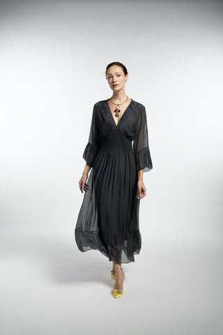 Italian Silk Blend Dress