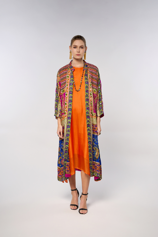 Artisan handblock printed bespoke jacket (without artwork).