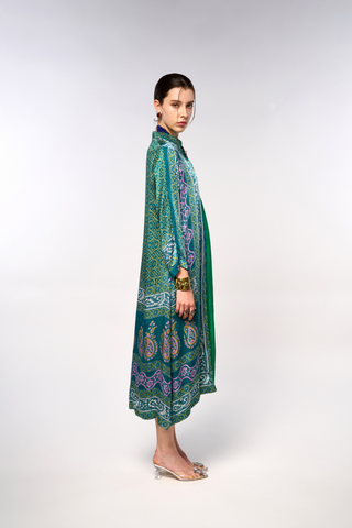 Artisan handblock printed bespoke jacket (without artwork).