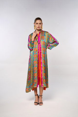 Artisan handblock printed bespoke jacket (without artwork).